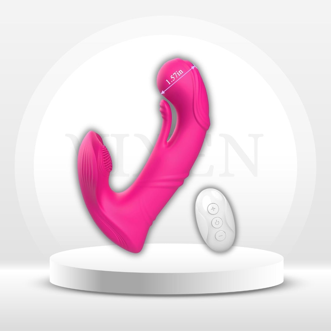 PulseButterfly App/Remote Control Wearable Couples Dildo Vibrator