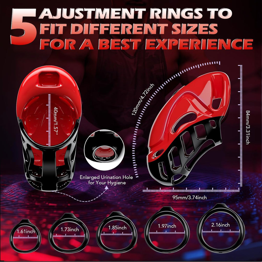 PulseCage Vibrating Male Chastity Cage