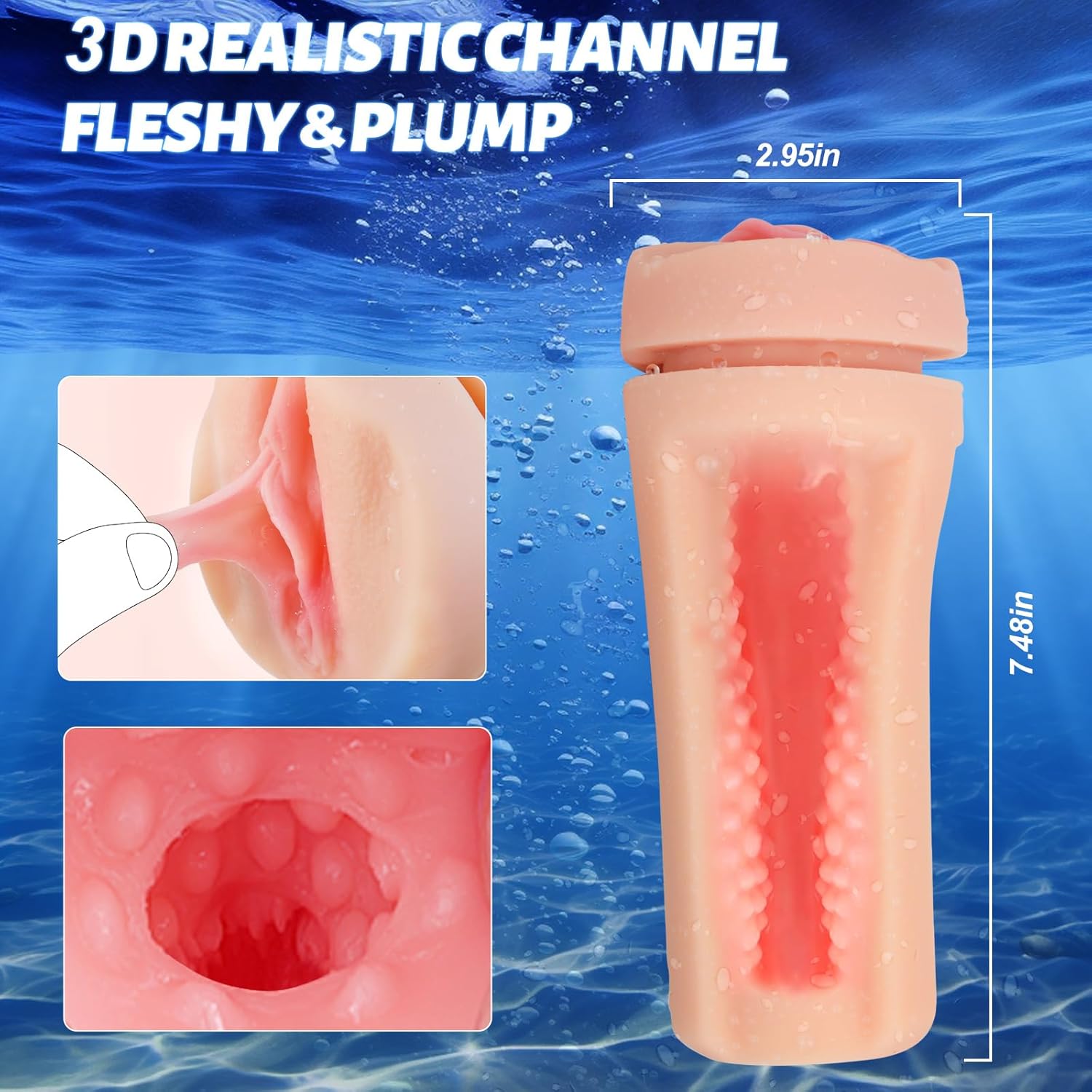 PulseCommand App-Controlled Vibrating Fleshlight