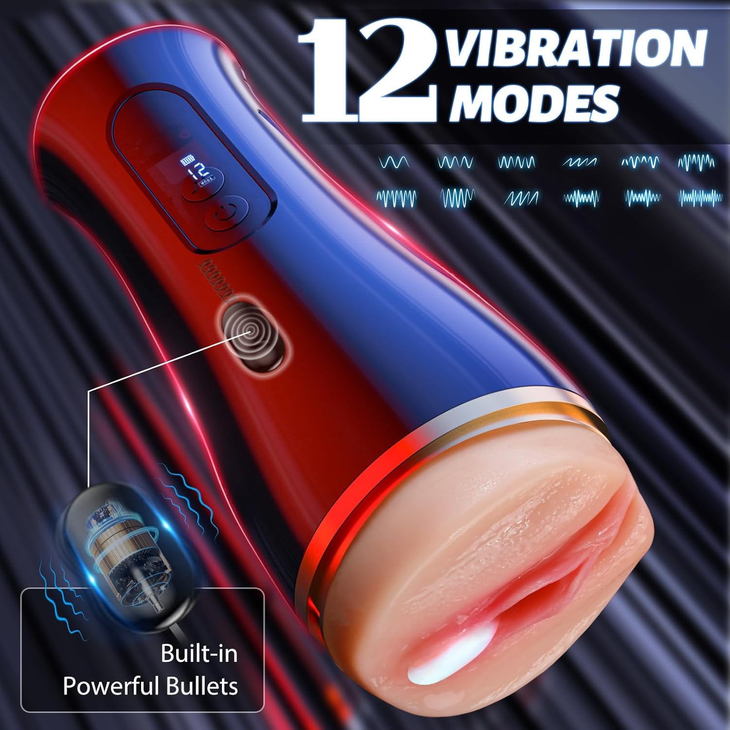 PulseCommand App-Controlled Vibrating Fleshlight