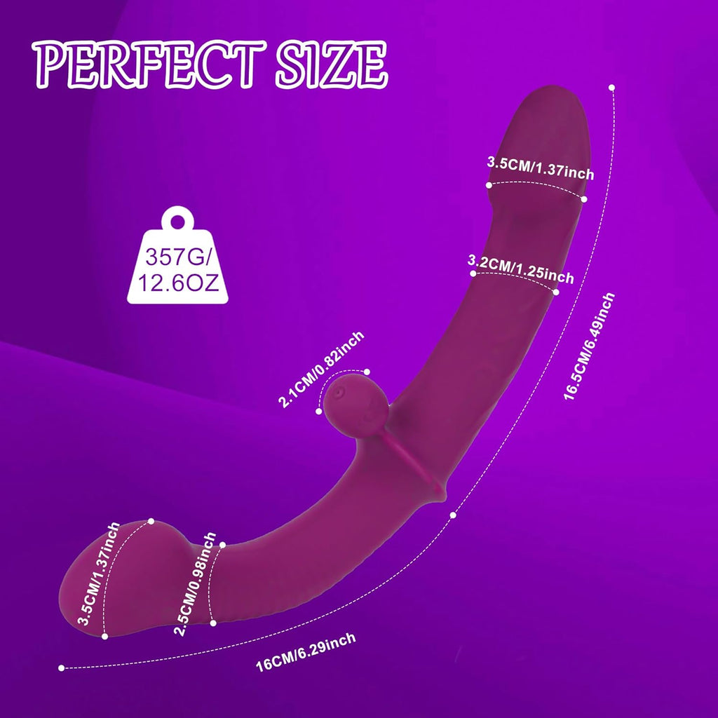 PulseCurve Remote-Controlled Double Dildo