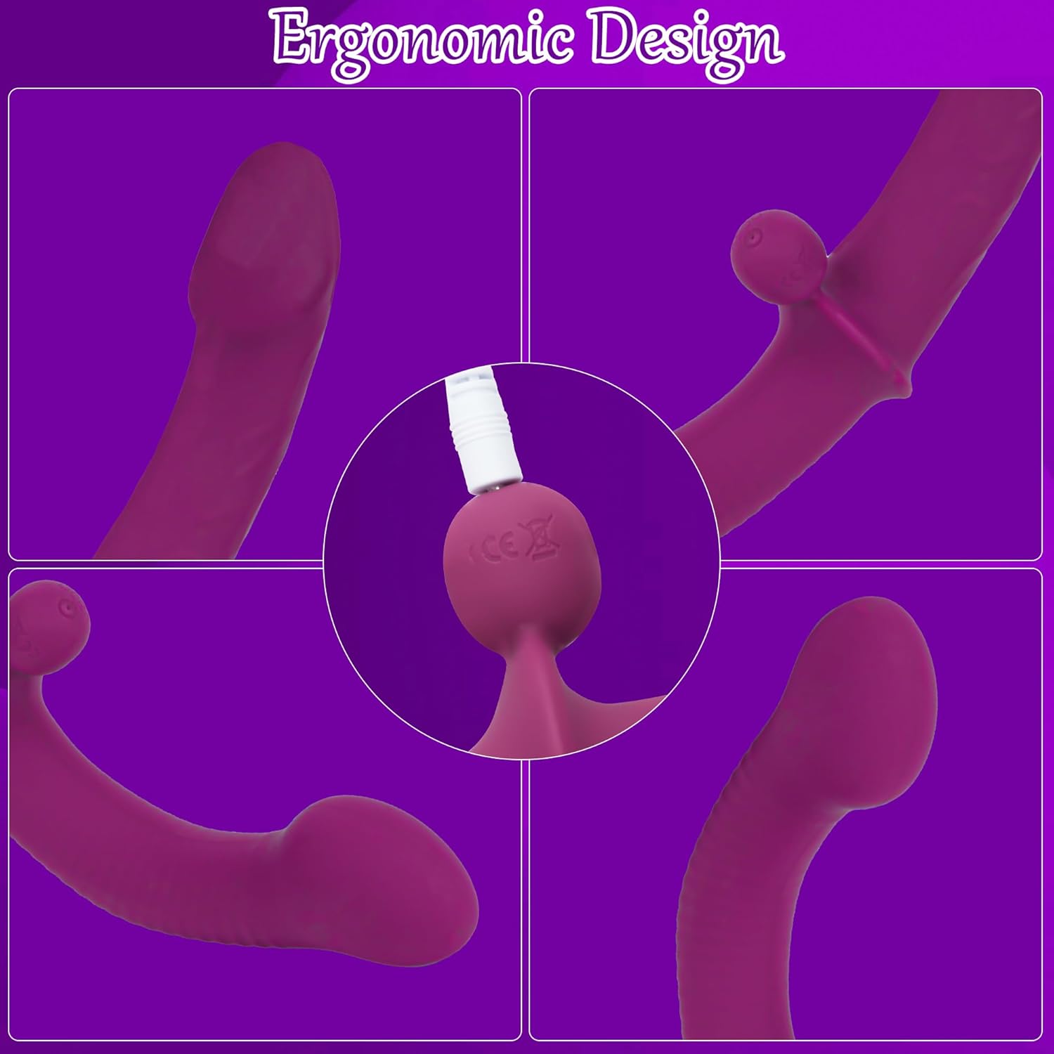 PulseCurve Remote-Controlled Double Dildo