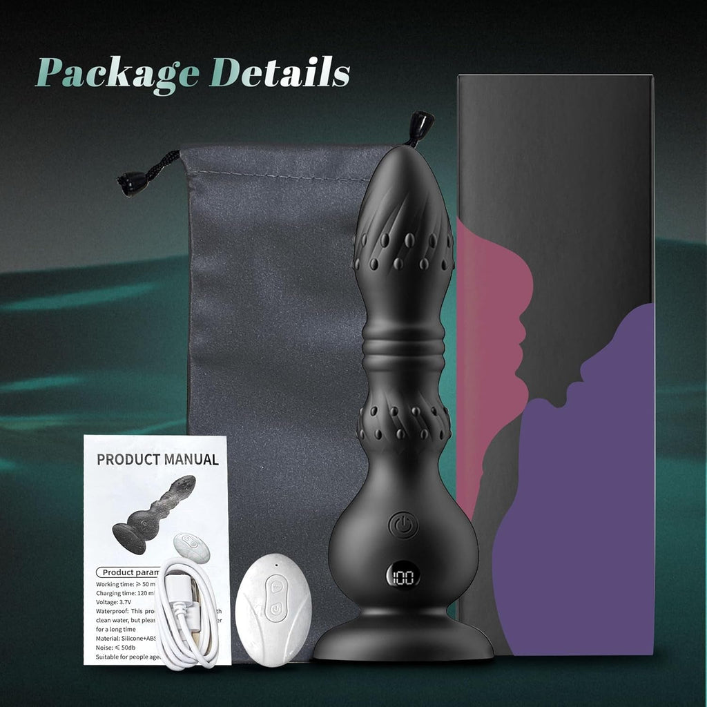 PulseDrive 6-in-1 Thrusting Anal Vibrator