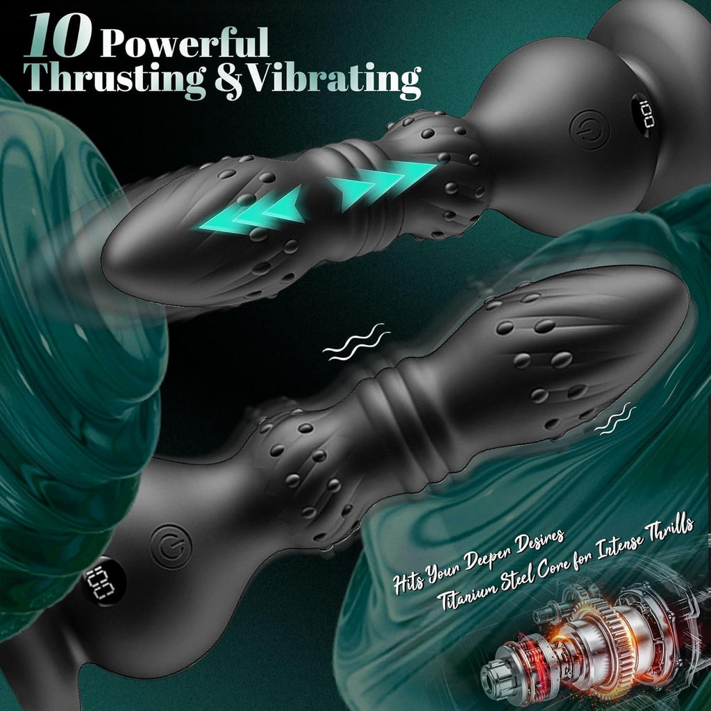 PulseDrive 6-in-1 Thrusting Anal Vibrator