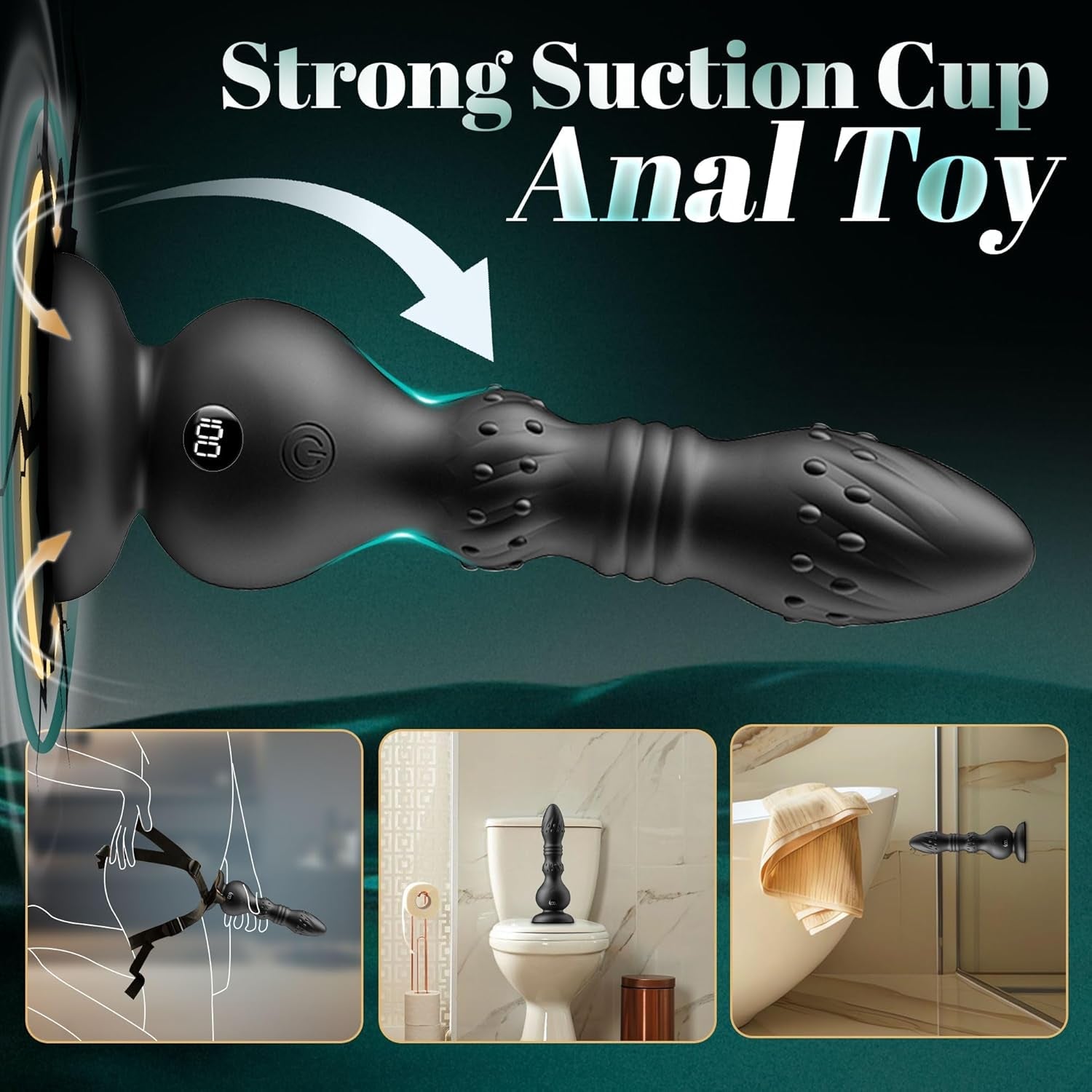 PulseDrive 6-in-1 Thrusting Anal Vibrator