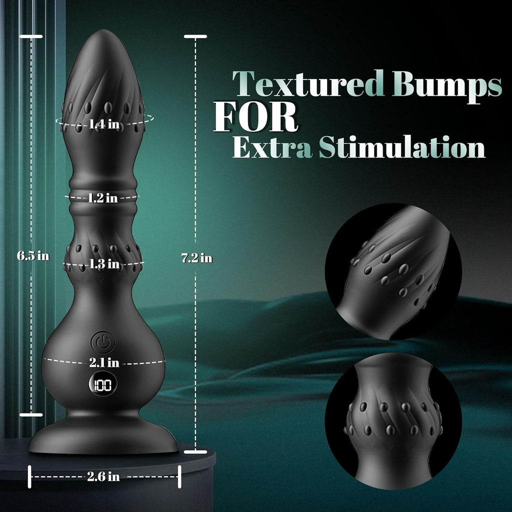 PulseDrive 6-in-1 Thrusting Anal Vibrator