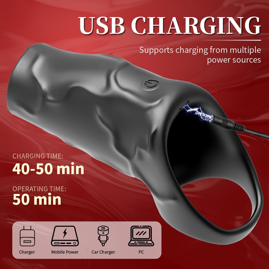 PulseGrip Vibrating Penis Sleeve