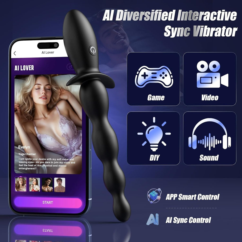 PulseLadder App-Control Anal Beads Vibrator