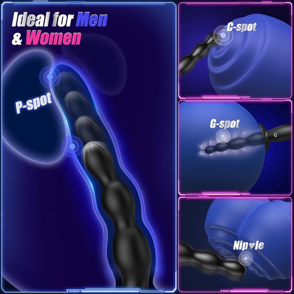 PulseLadder App-Control Anal Beads Vibrator