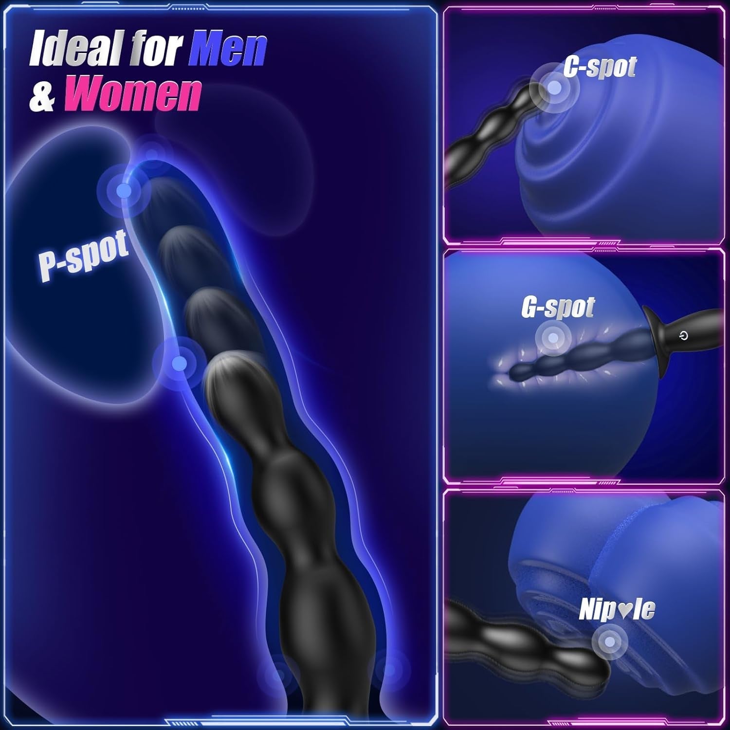 PulseLadder App-Control Anal Beads Vibrator