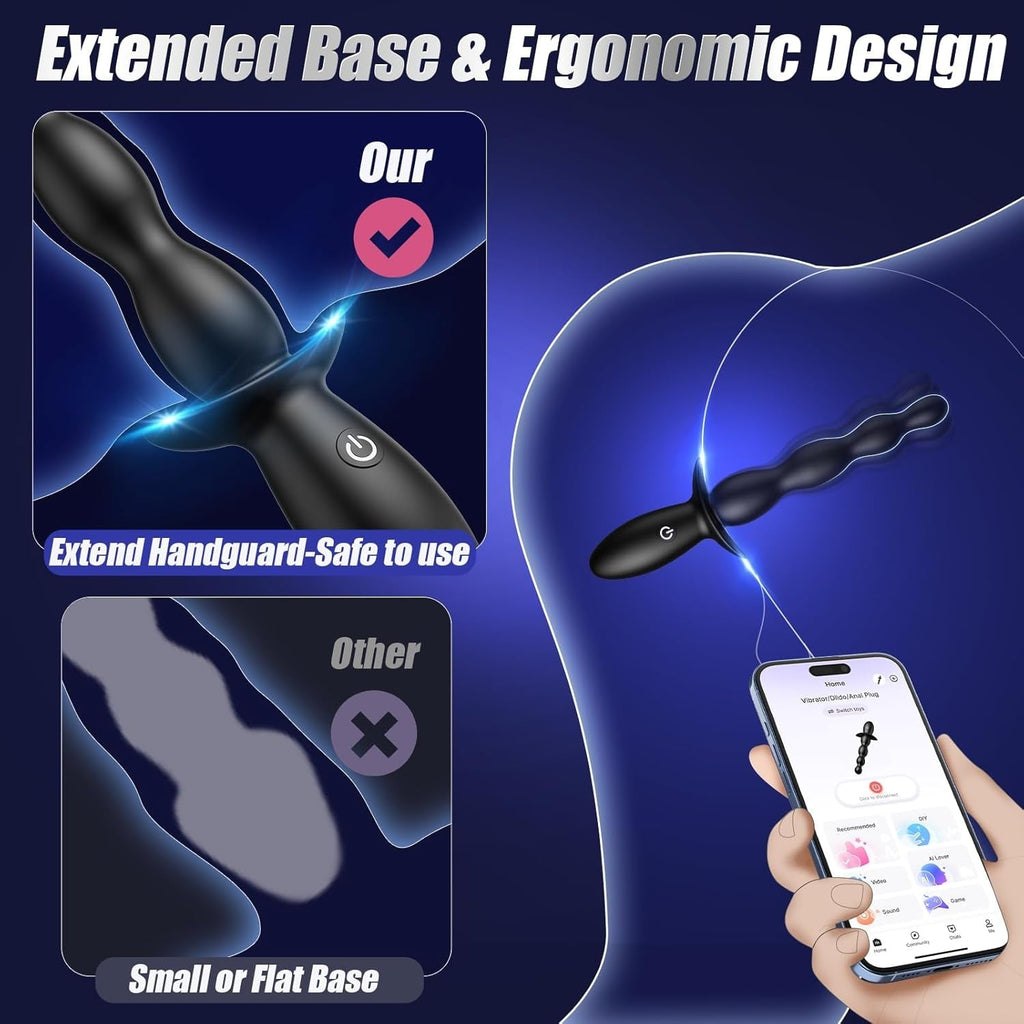 PulseLadder App-Control Anal Beads Vibrator