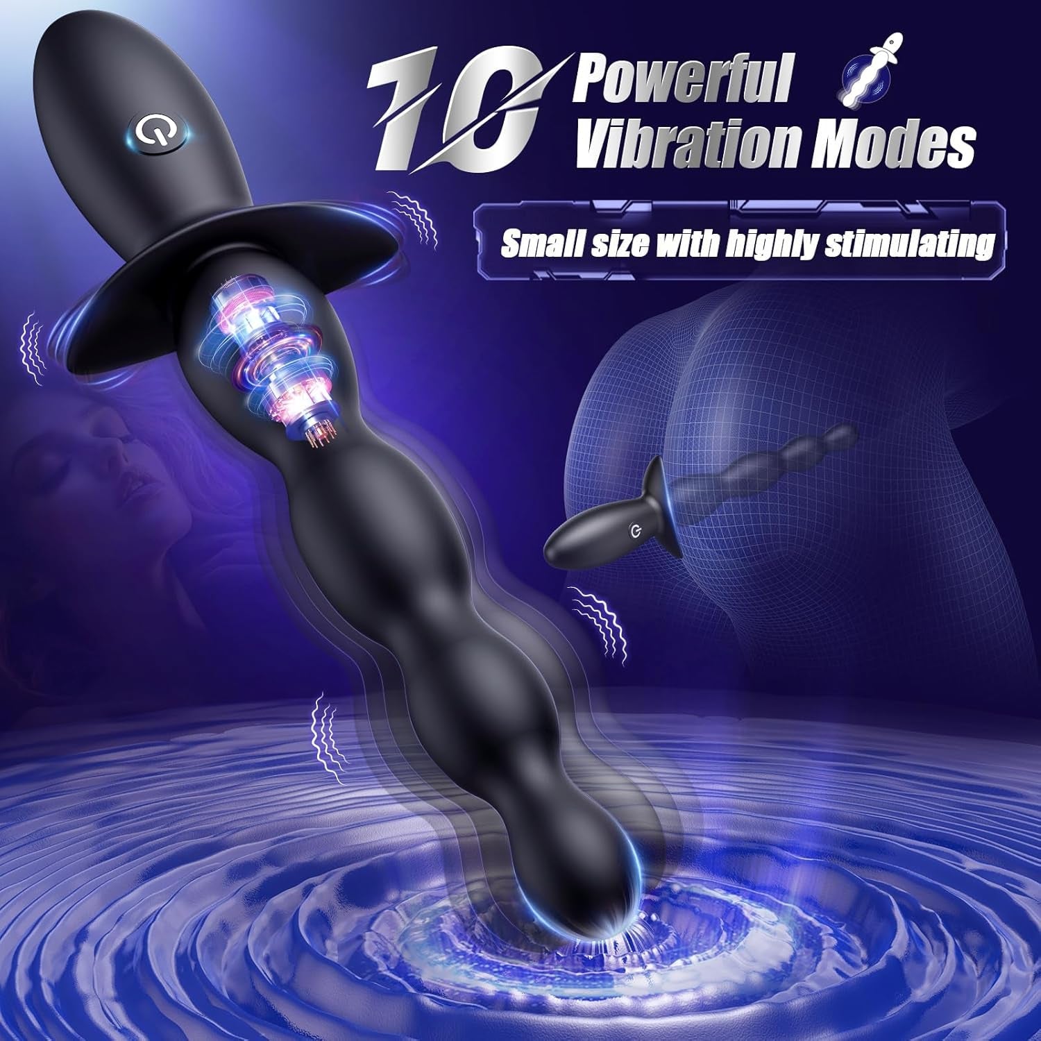 PulseLadder App-Control Anal Beads Vibrator