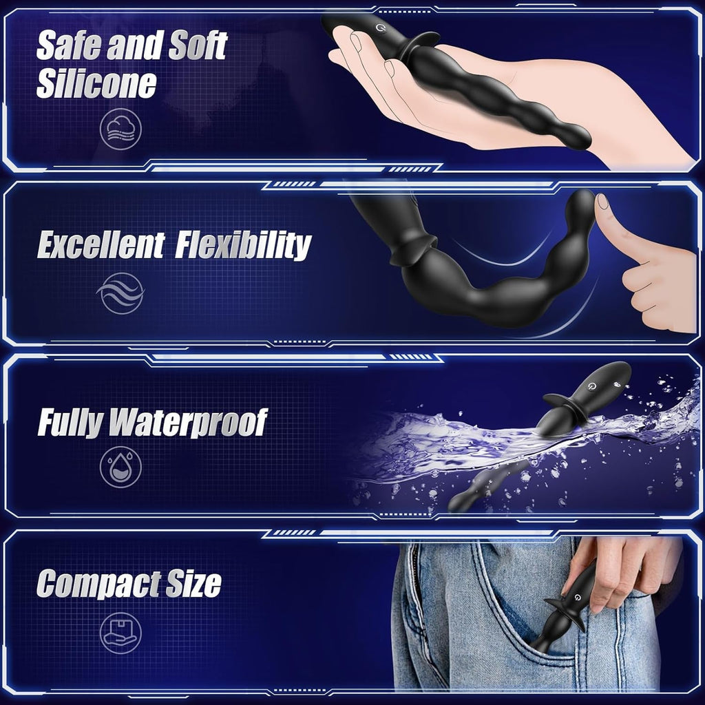 PulseLadder App-Control Anal Beads Vibrator