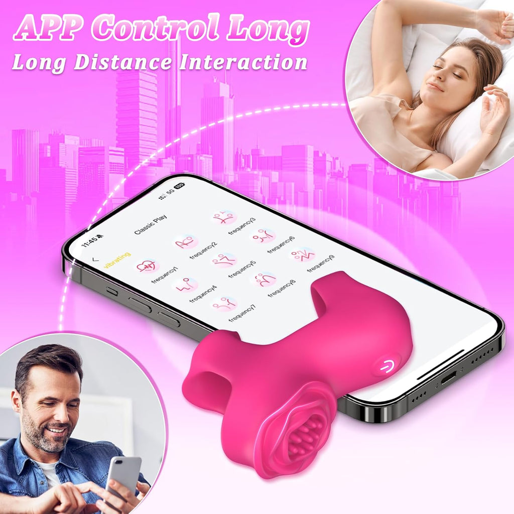 PulseLink App-Controlled Finger Vibrator