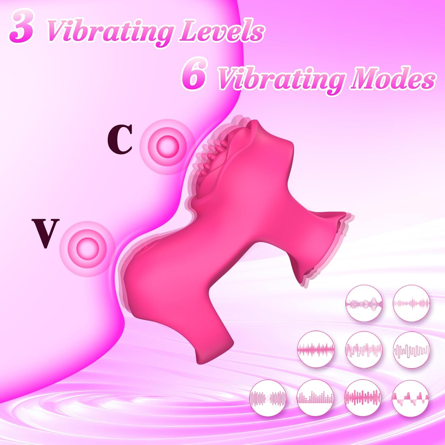 PulseLink App-Controlled Finger Vibrator