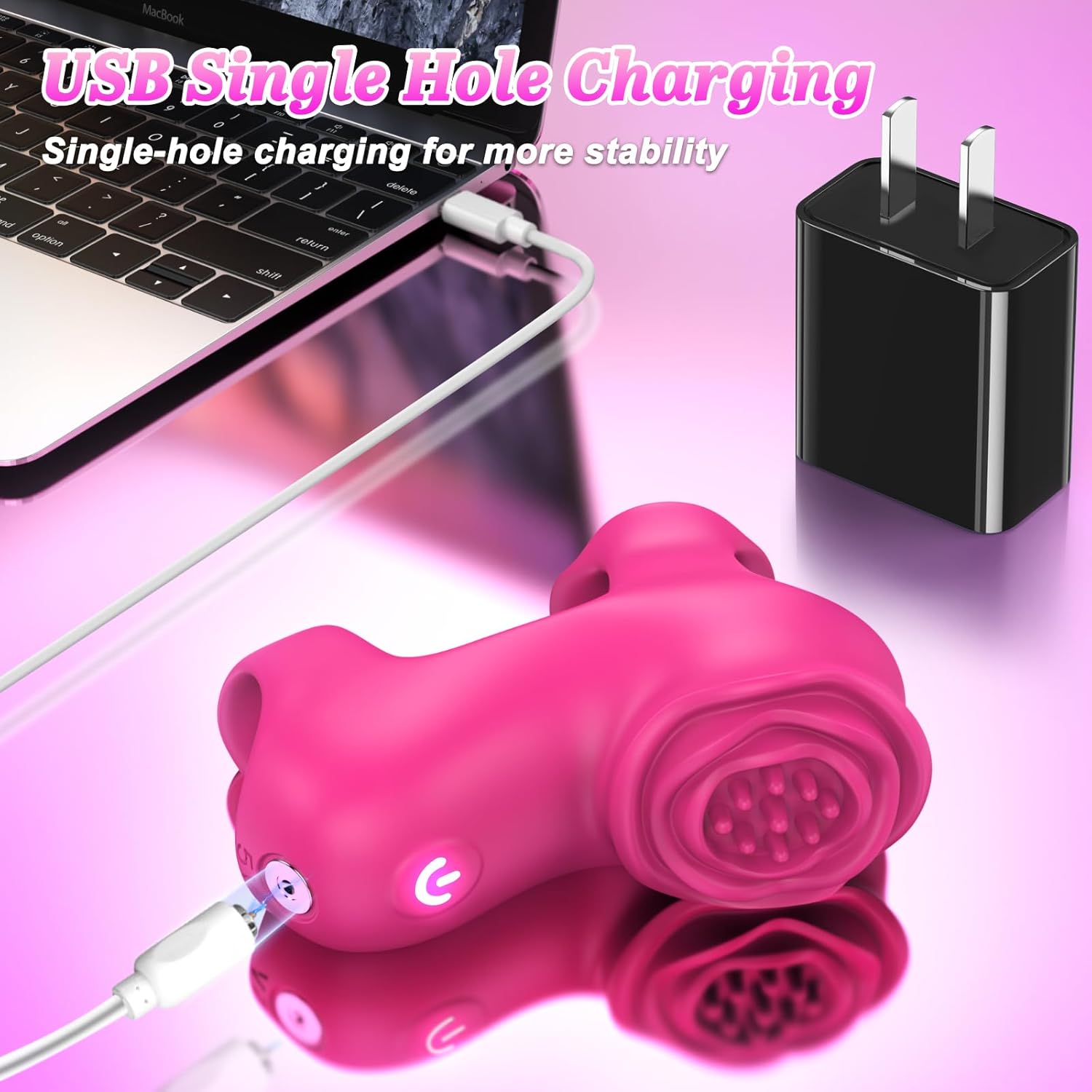 PulseLink App-Controlled Finger Vibrator