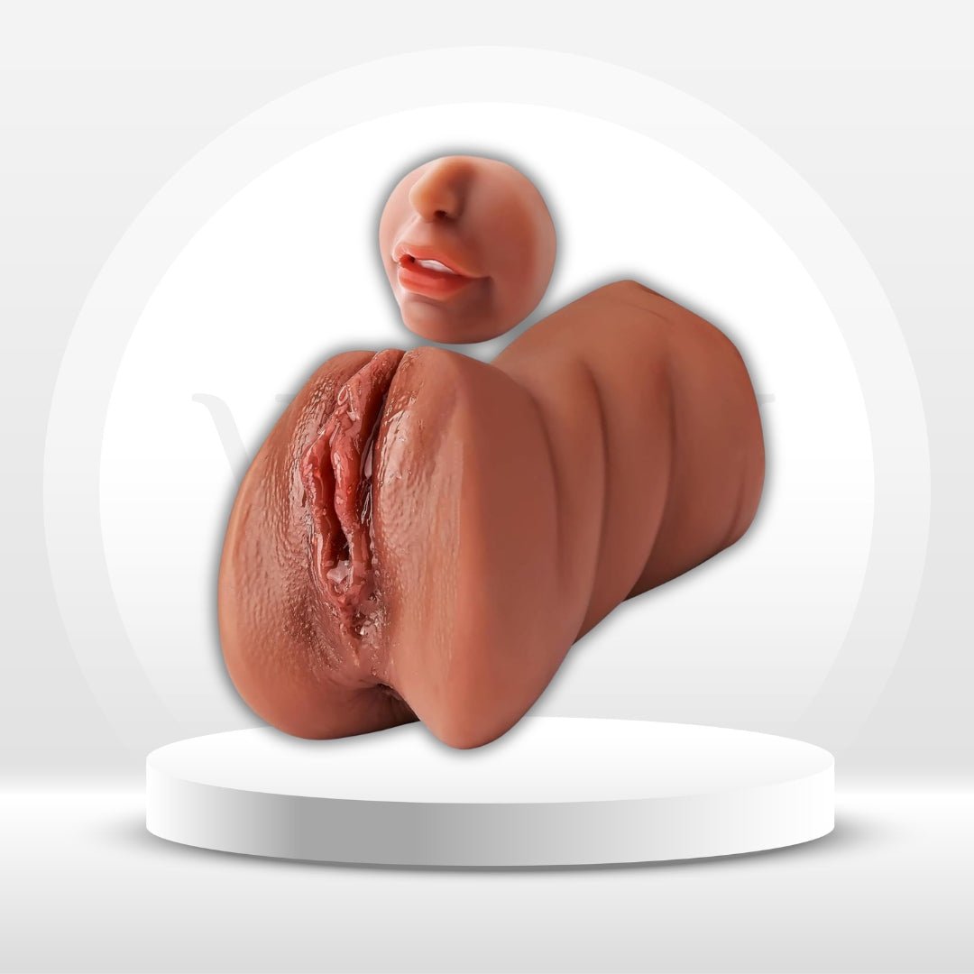 PulseLure 3-in-1 Male Stroker Pocket Pussy with Mouth