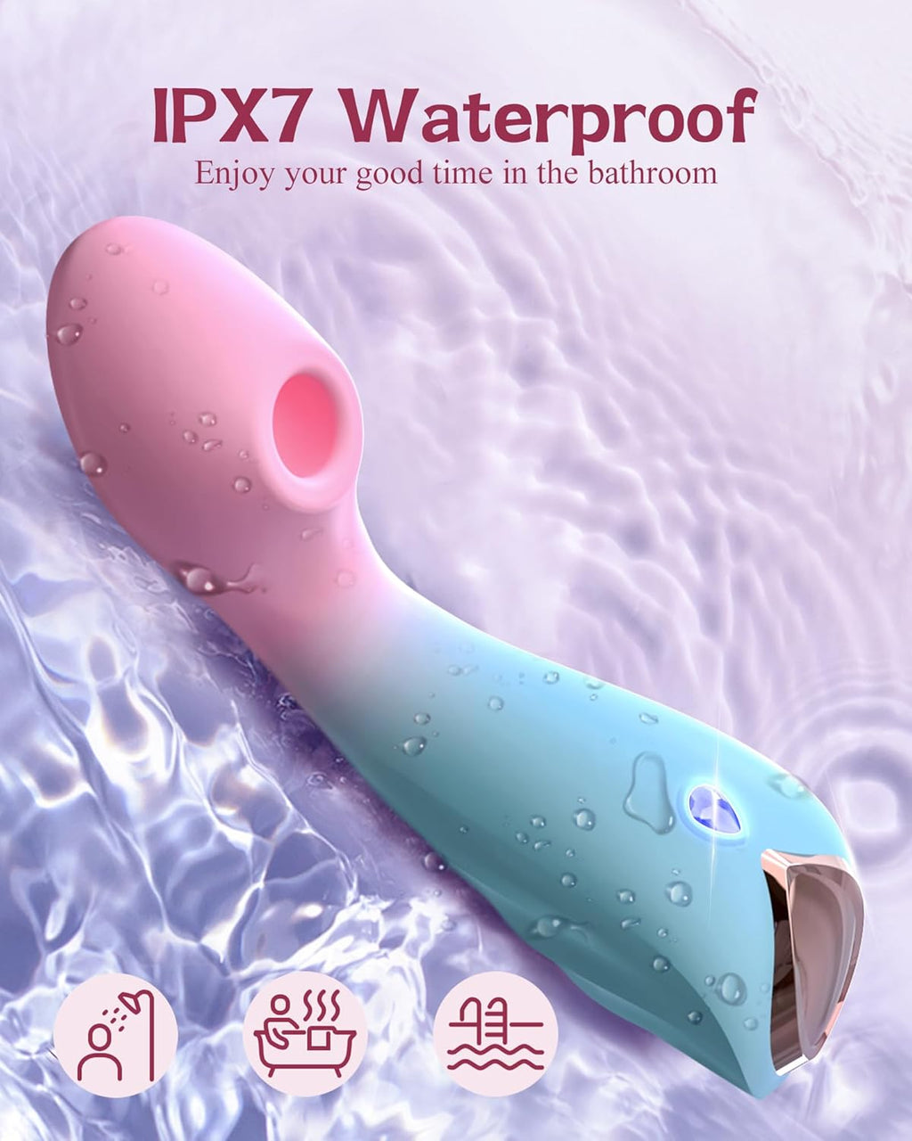 PulsePetal G-Spot & Clit Suction Vibrator