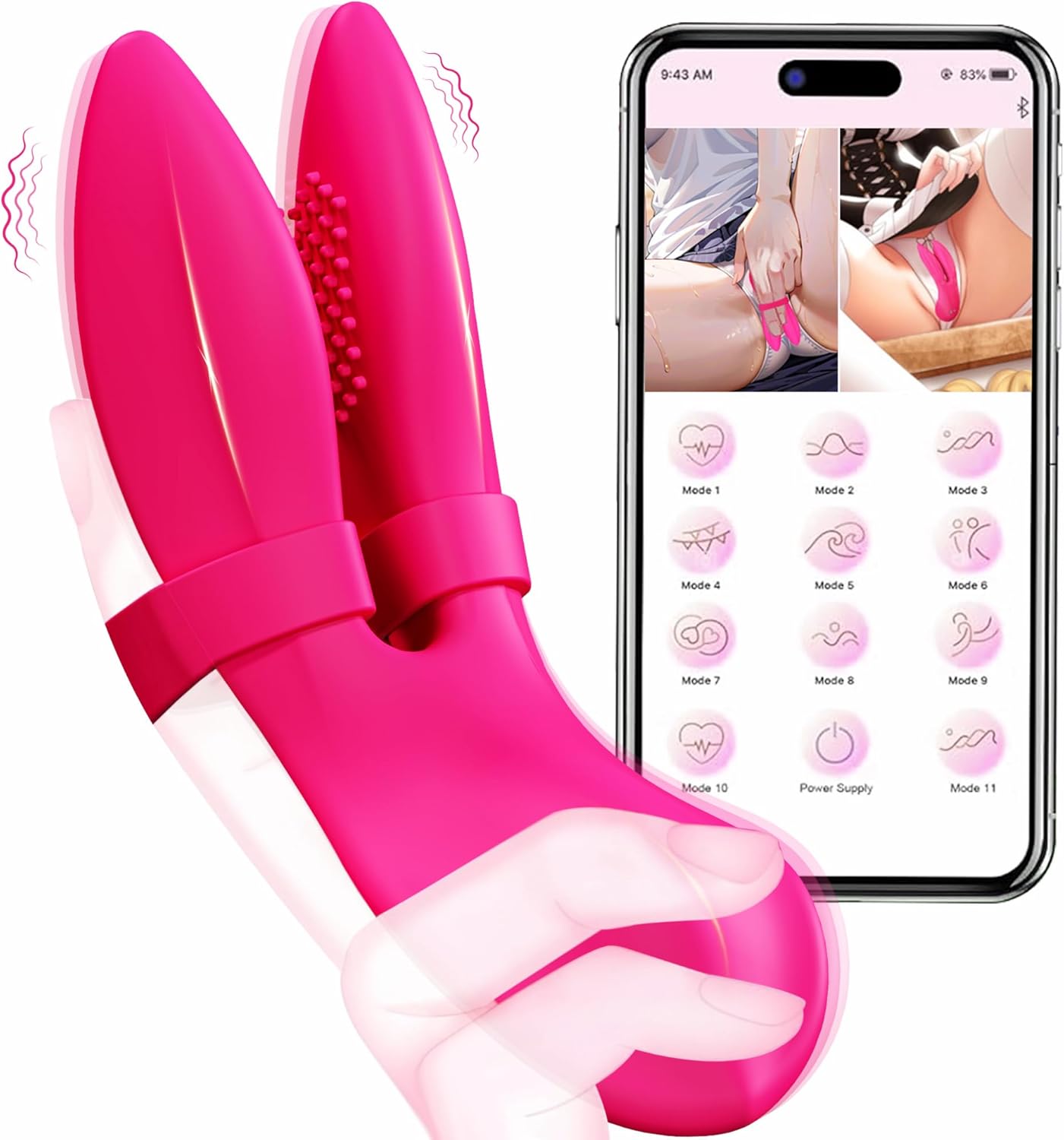 PulseShift 4Play Finger Vibrator