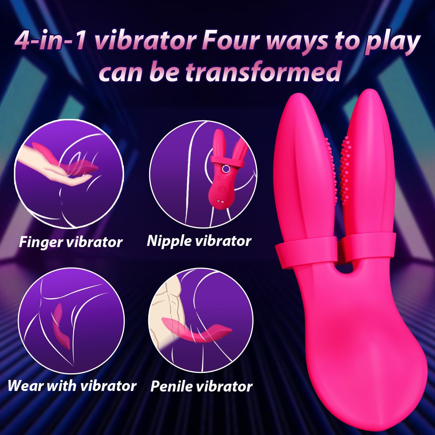 PulseShift 4Play Finger Vibrator