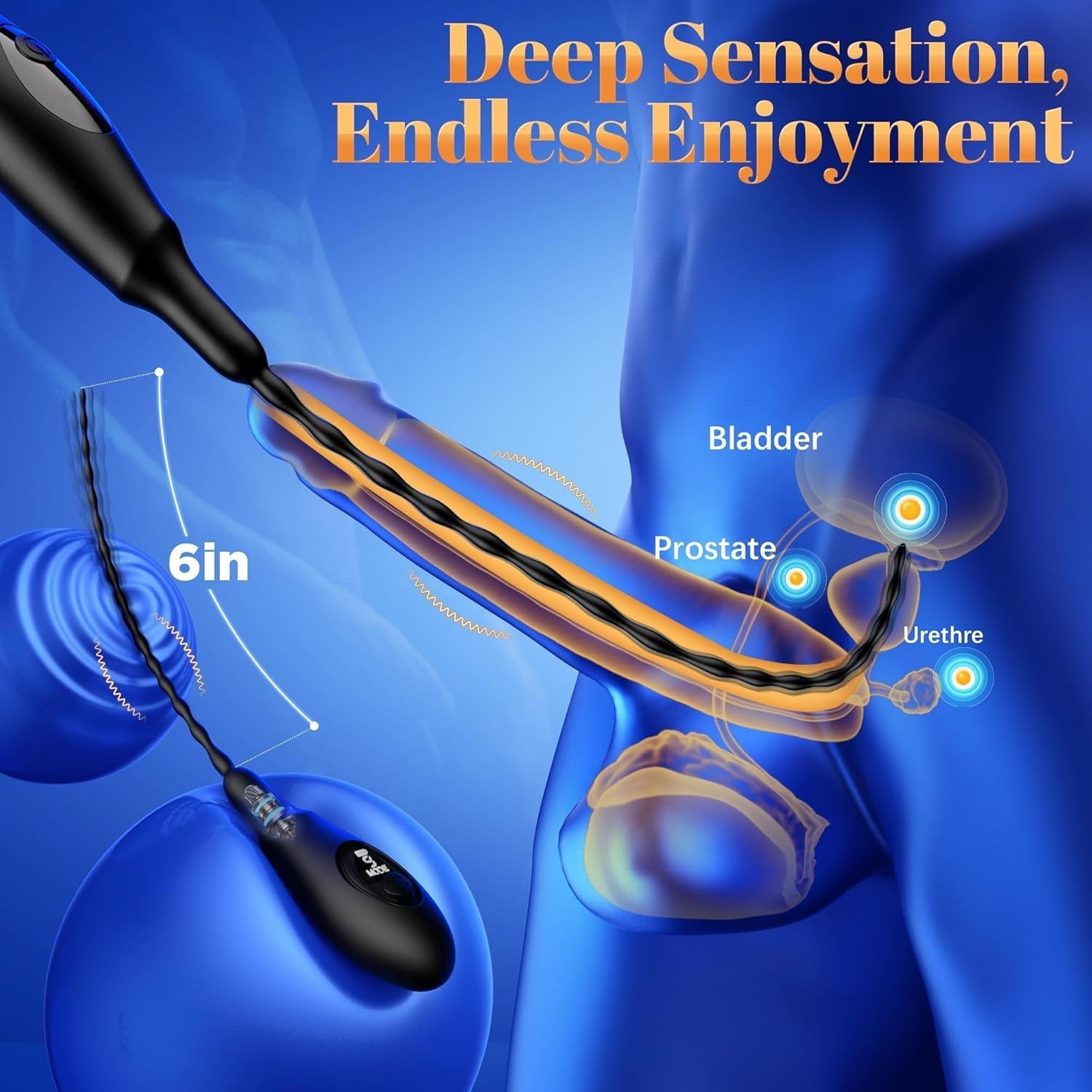 PulseSound Vibrating Urethral Sound Penis Plug