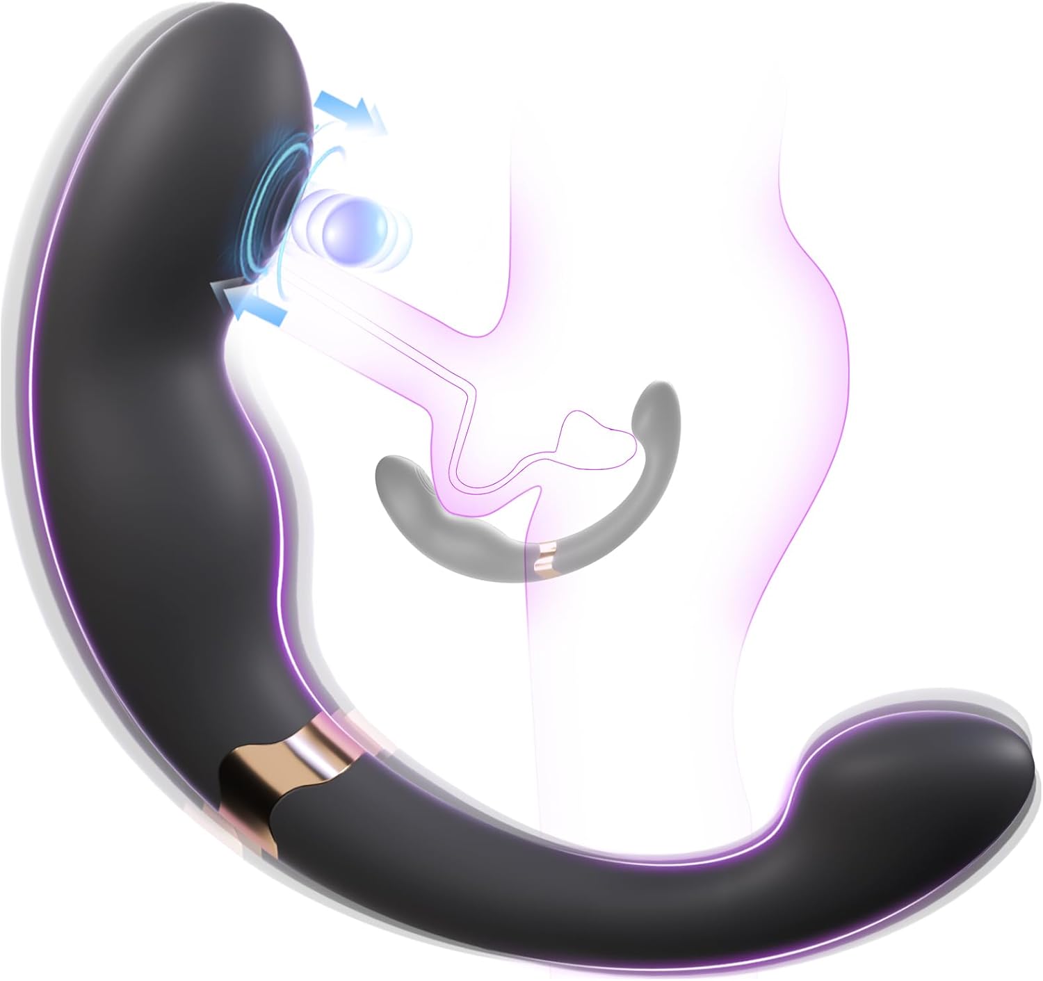 PulseSplit Dual-End Tapping Vibrator