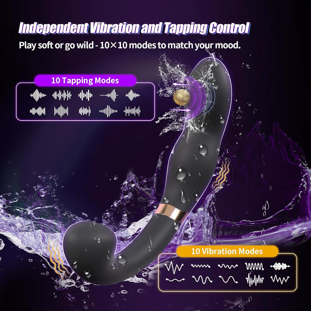 PulseSplit Dual-End Tapping Vibrator