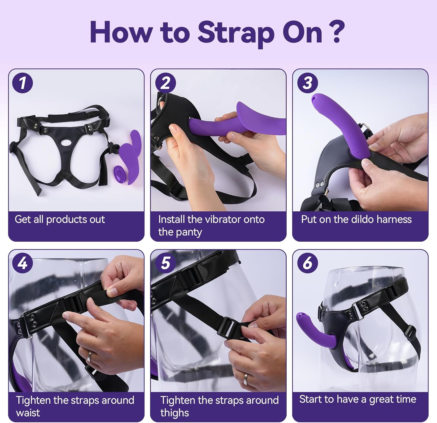 PulseStrap Pegging Vibrating Dildo Strap-On