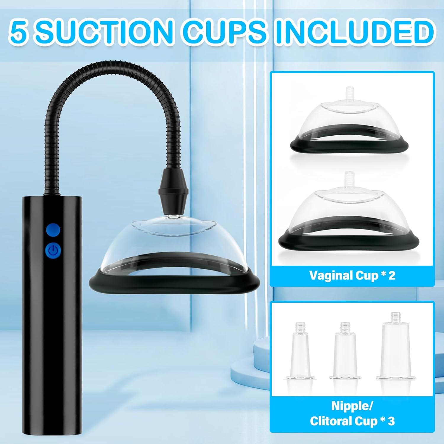 PulseSuction Clit & Nipple Suction Pump Kit