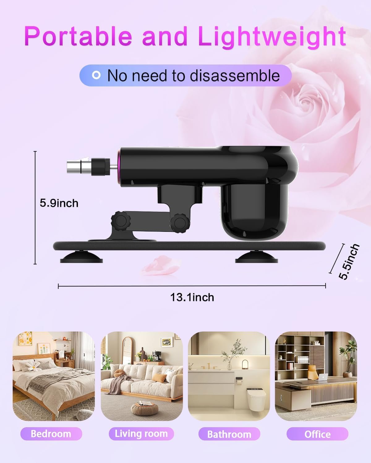 PulseThrust Adjustable Sex Machine