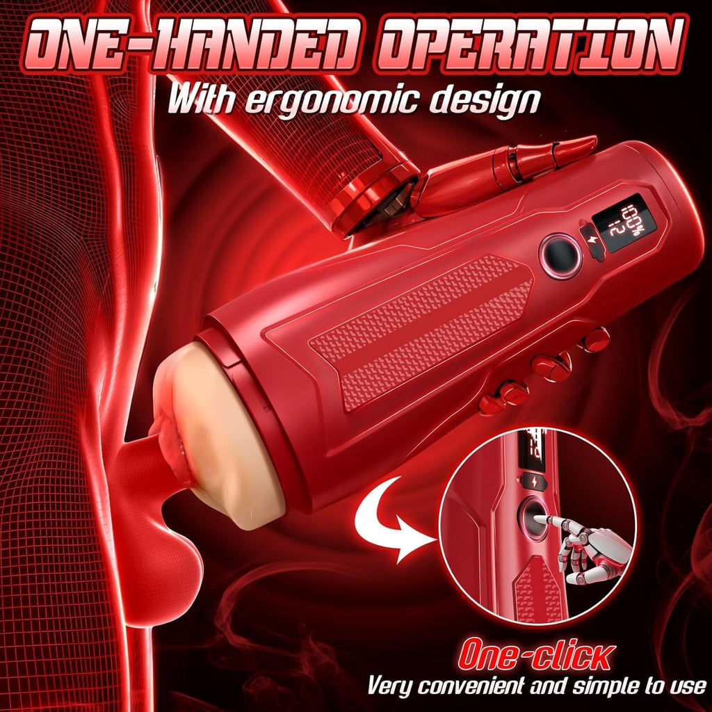 PulseVault Vibrating Male Stroker Fleshlight with 12 Modes