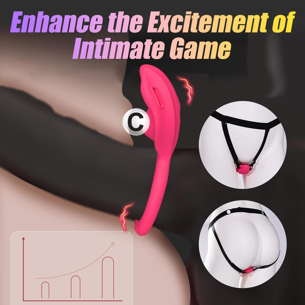 PulseWear Wearable Strap-On Panty Vibrator for Couples