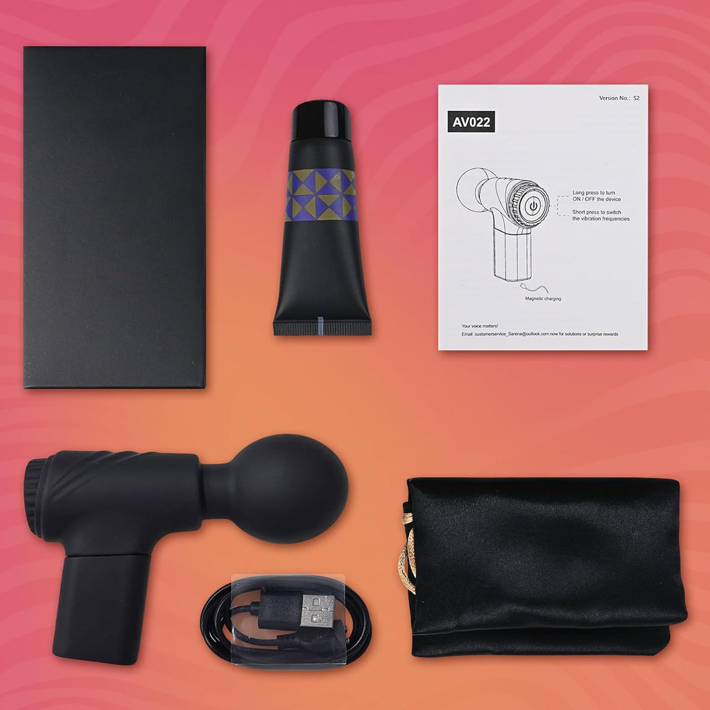 PulseWhisper Mini Wand Vibrator