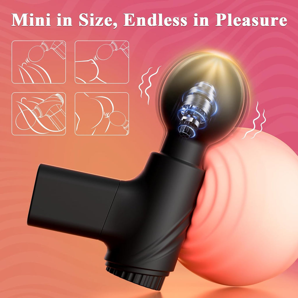 PulseWhisper Mini Wand Vibrator