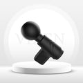 PulseWhisper Mini Wand Vibrator
