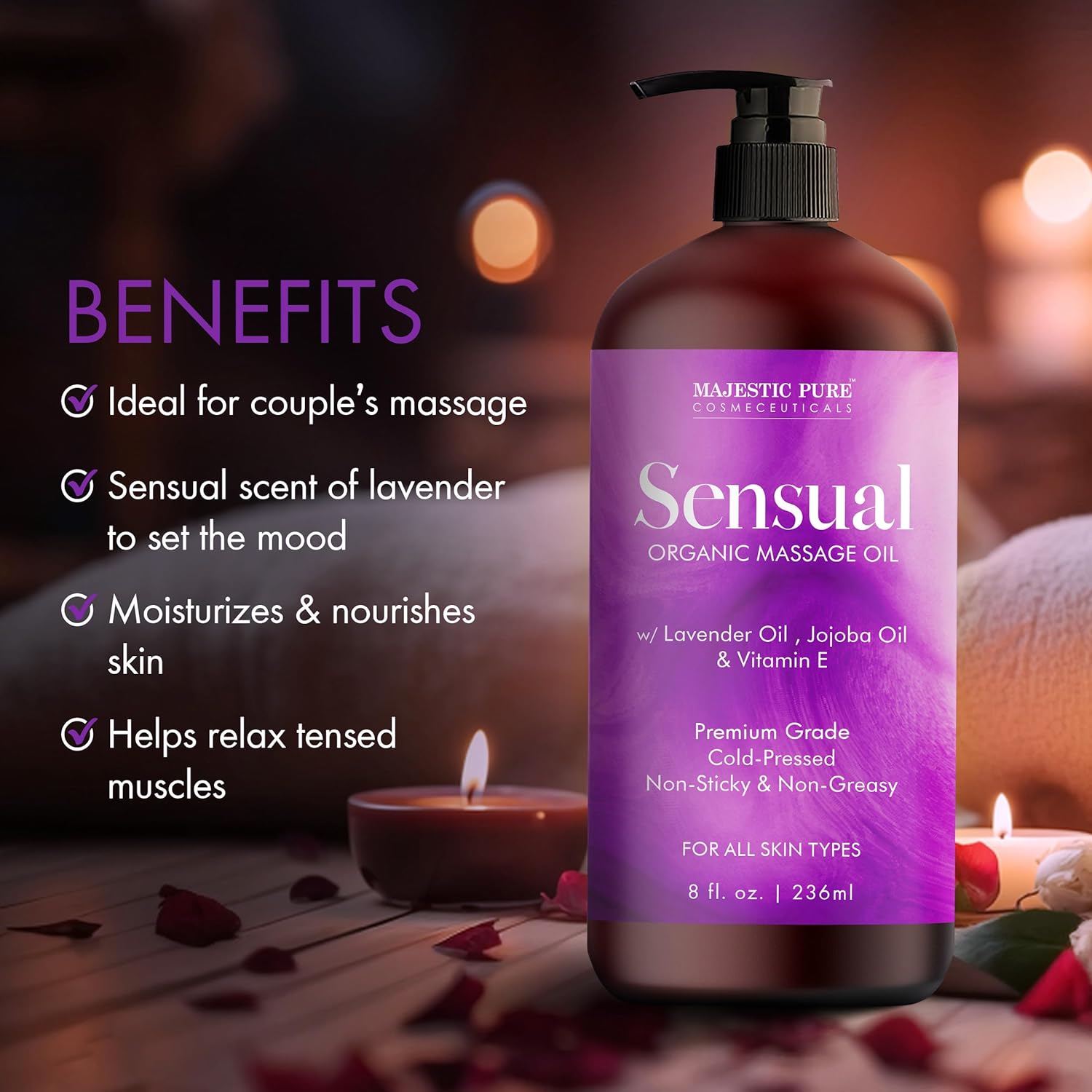 Pure Organic Sensual Massage Oil