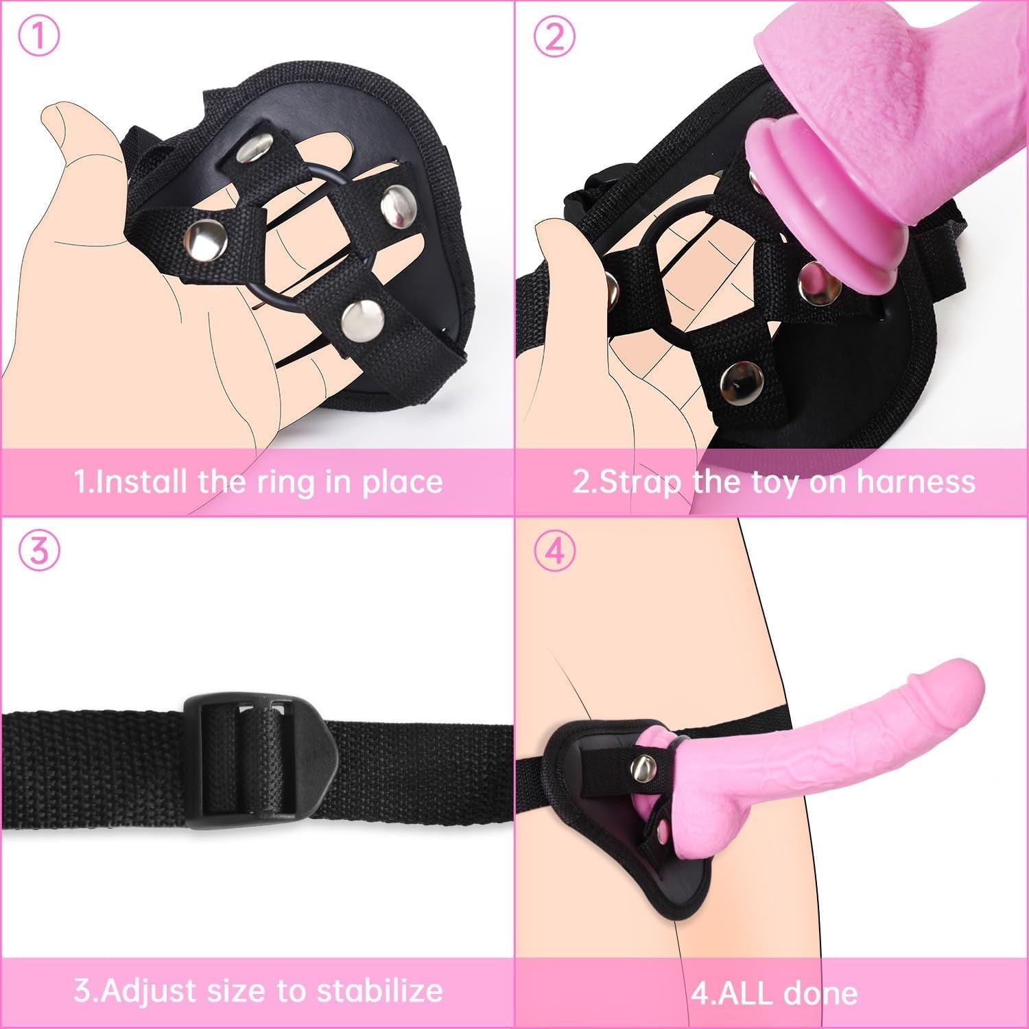 PureCore Silicone Strap-On Kit