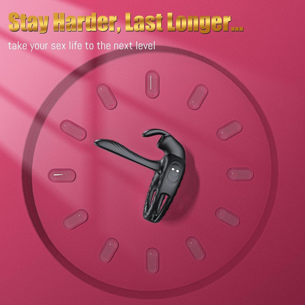 QuadRush 4-in-1 Vibrating Penis Ring