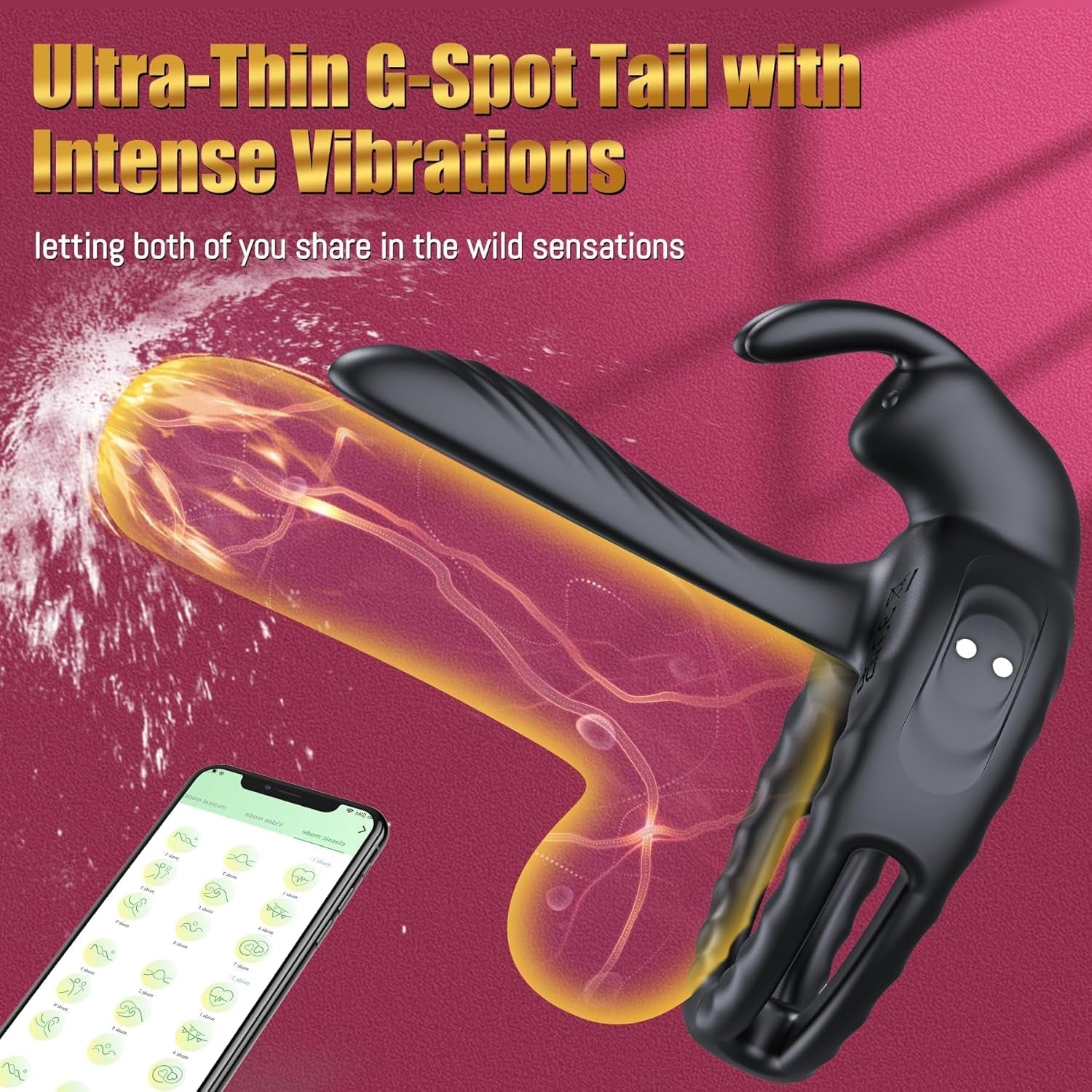 QuadRush 4-in-1 Vibrating Penis Ring