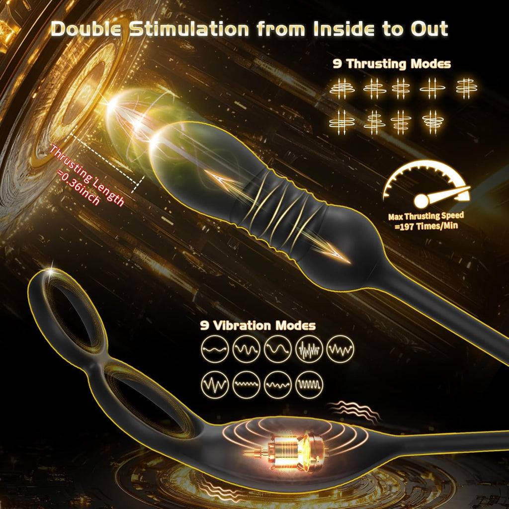 QuadRush Thrusting Prostate Ring