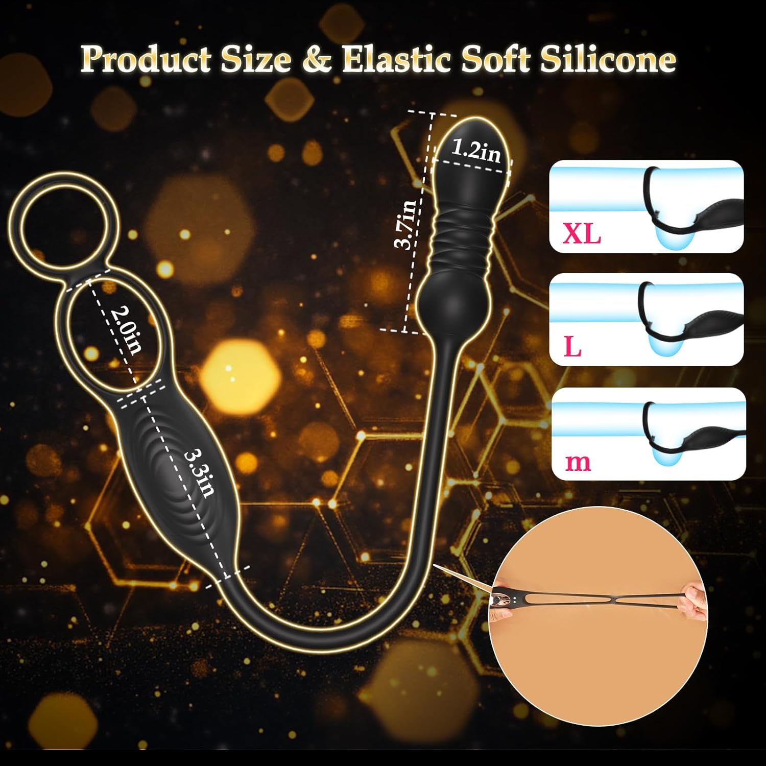 QuadRush Thrusting Prostate Ring