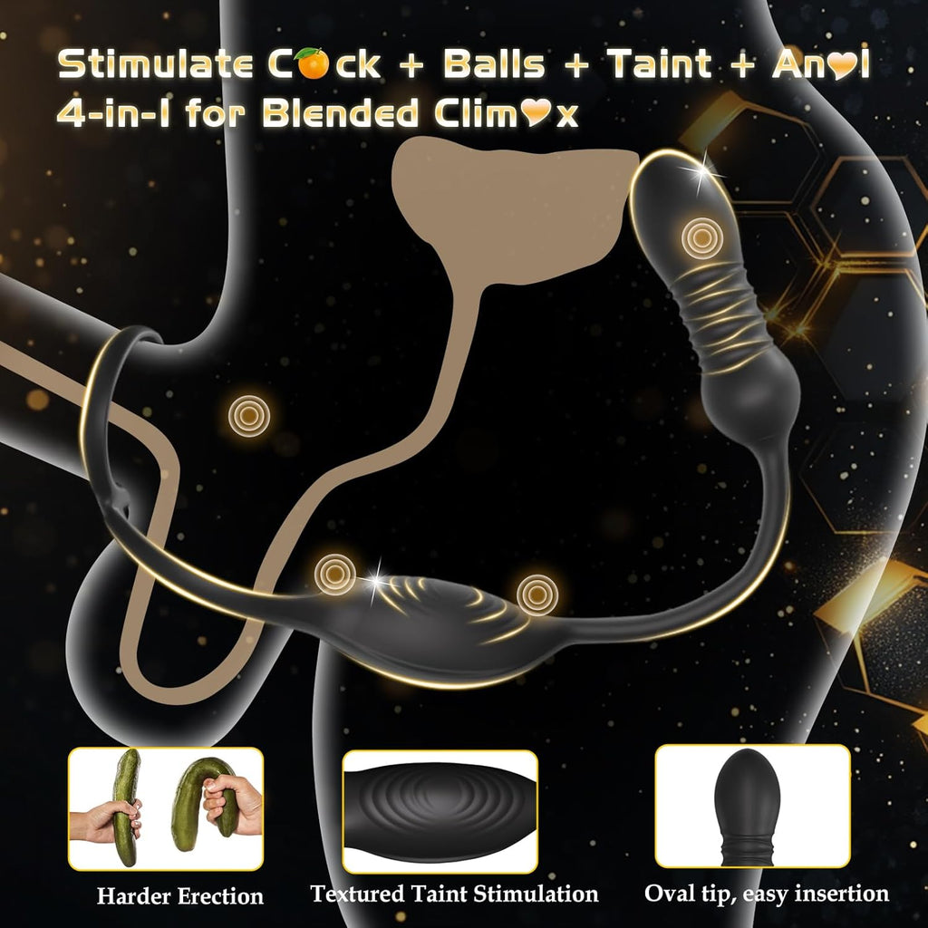 QuadRush Thrusting Prostate Ring