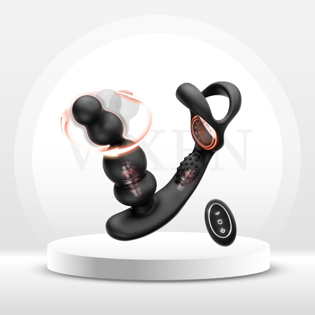 QuadVibe 4-in-1 Prostate Massager Cock Ring