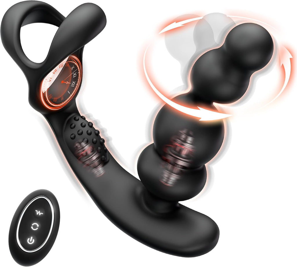 QuadVibe 4-in-1 Prostate Massager Cock Ring