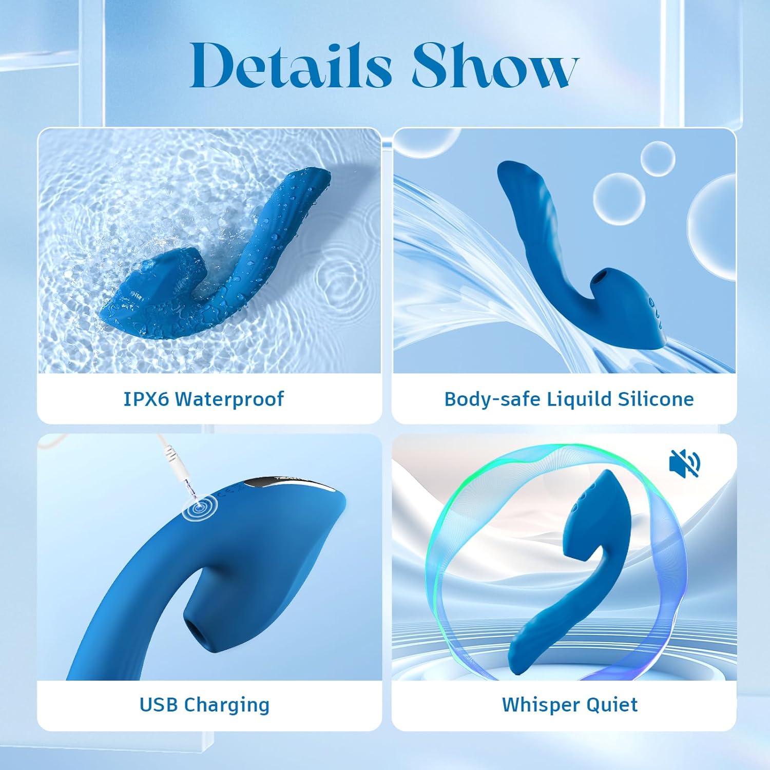 QueenPulse 3-in-1 Sucking & Thrusting Vibrator
