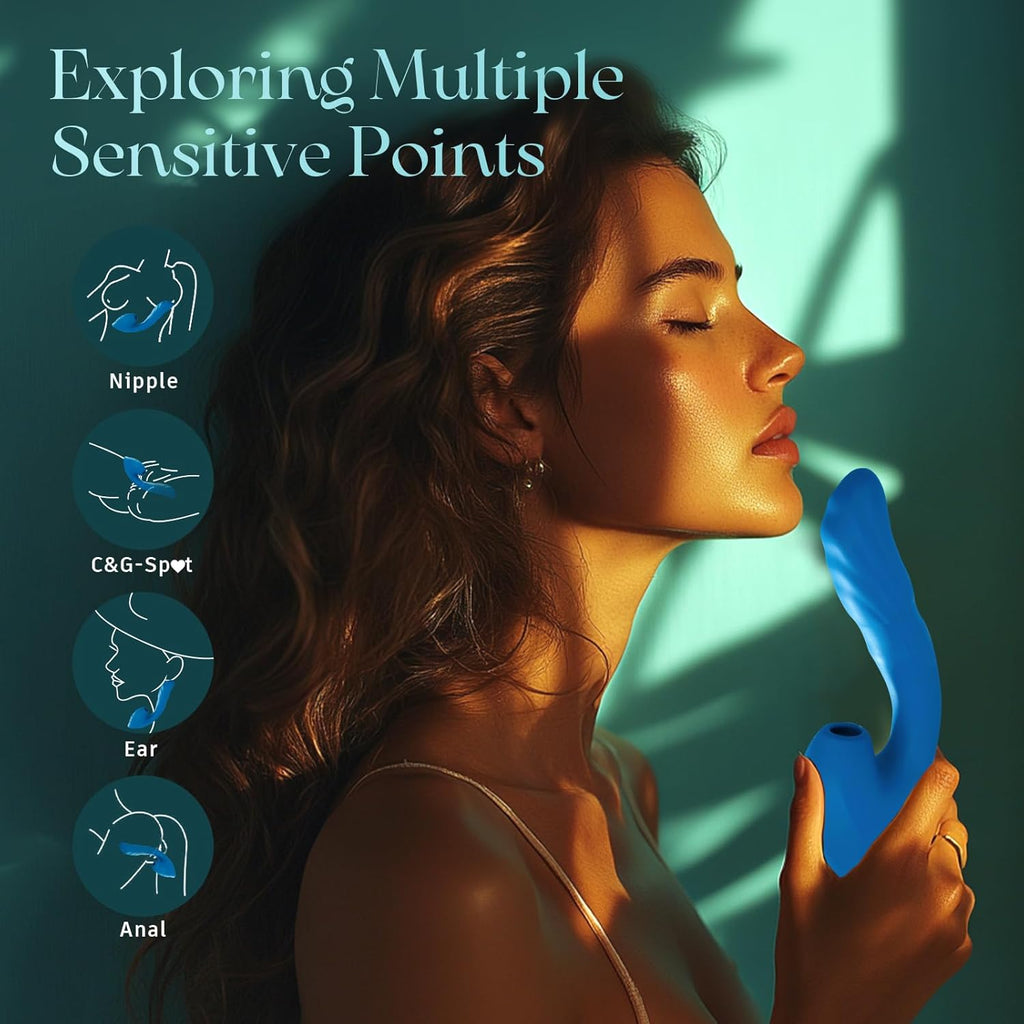 QueenPulse 3-in-1 Sucking & Thrusting Vibrator