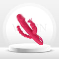 RabbitX 3-in-1 Rabbit Vibrator with Anal Beads