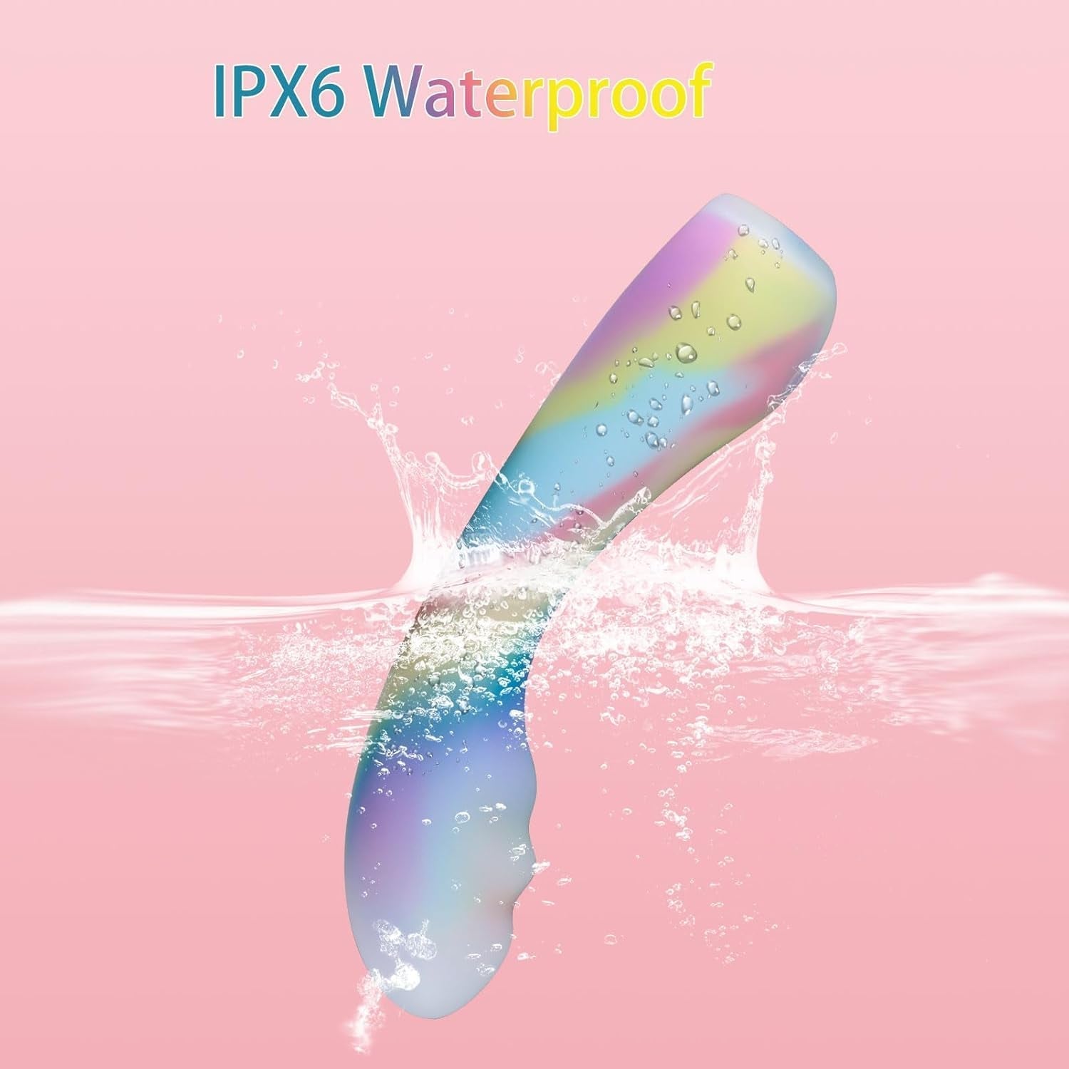 RainbowRush G-Spot Dildo Vibrator Wand