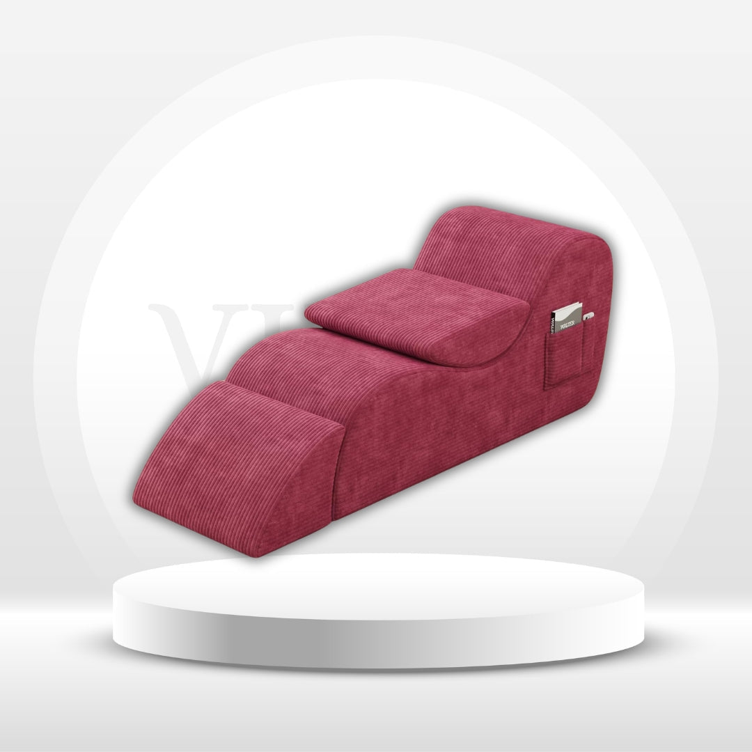 RedRoom Wine Red Sex Chaise Lounge