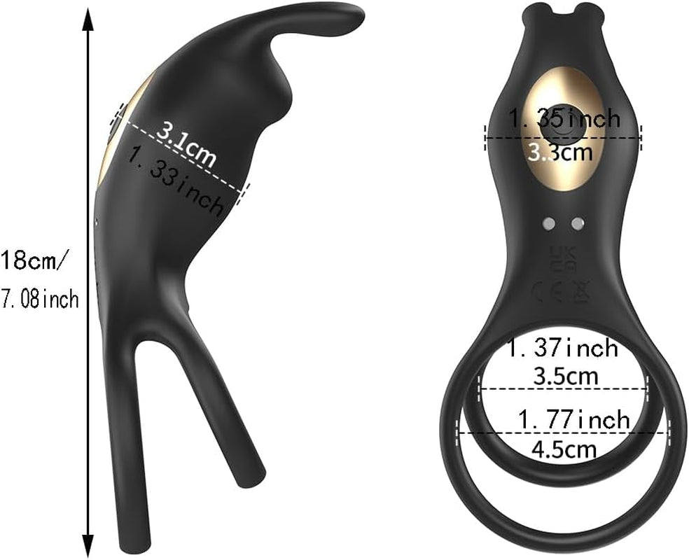 RemoteBond Cock Ring Clit Vibrator for Couples